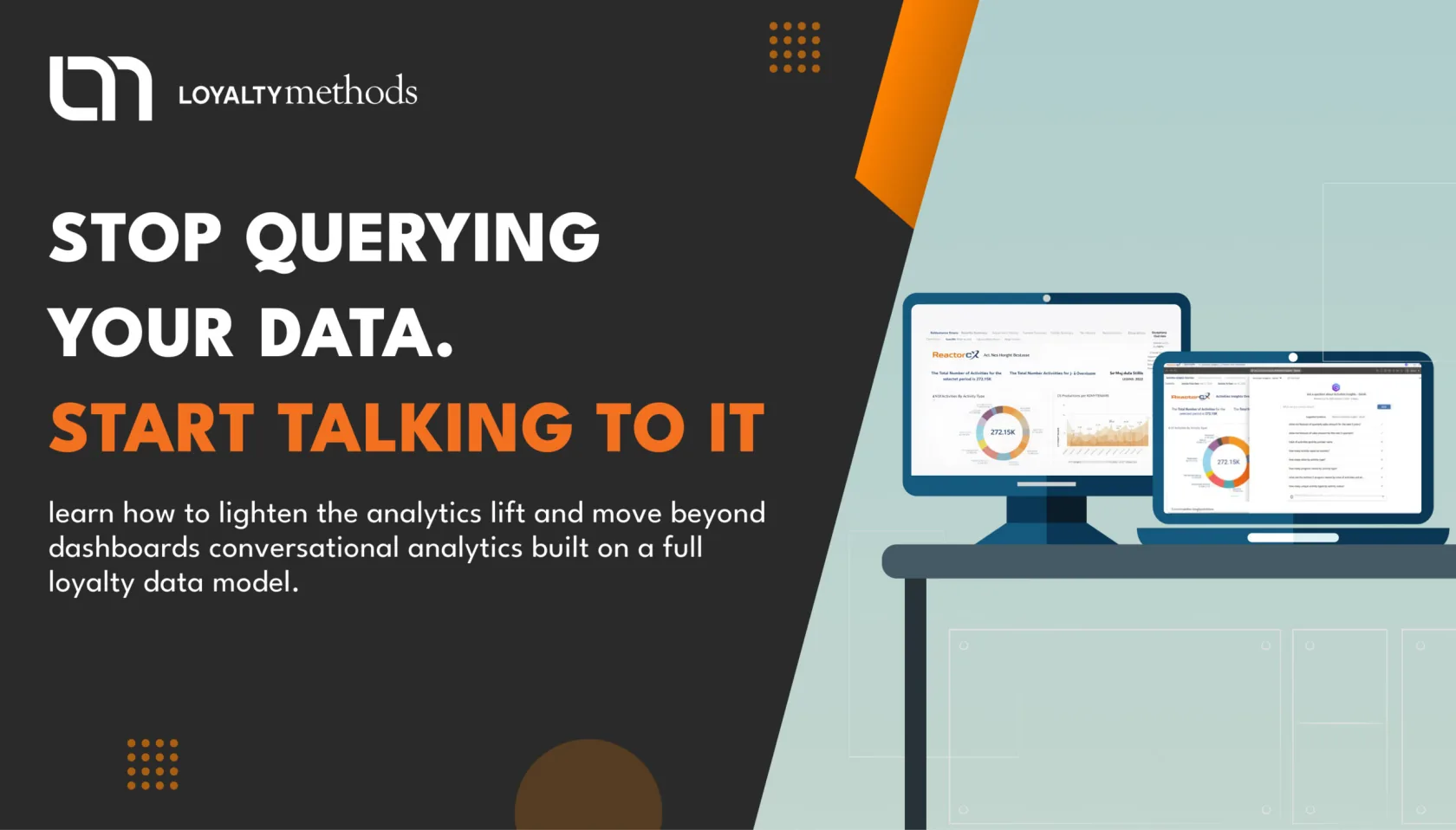 ReactorCX analytics: asking the loyalty platform a question in plain language