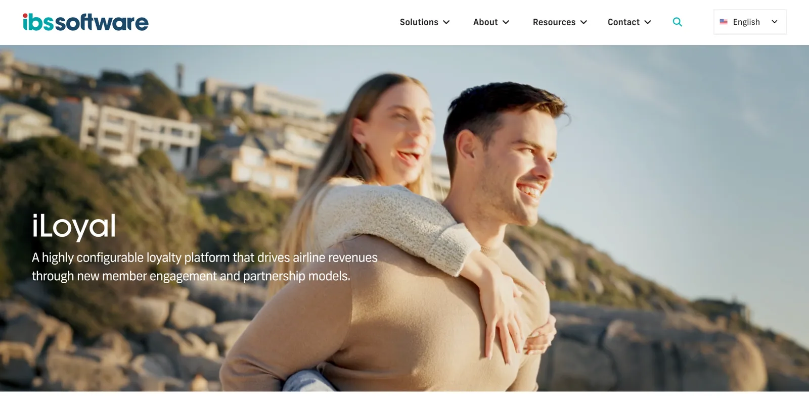 IBS Software iLoyal page: a highly configurable loyalty platform for airlines
