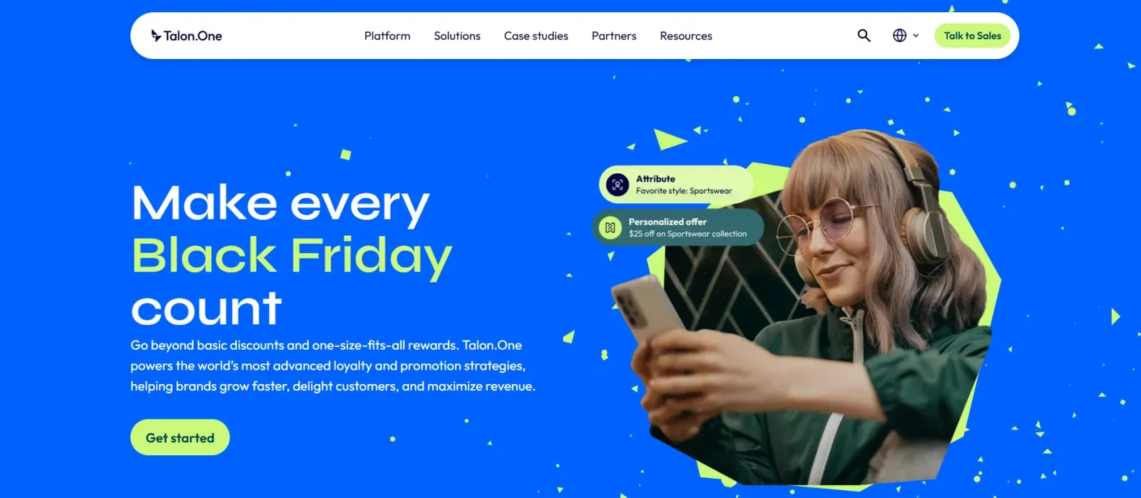 Talon.One homepage