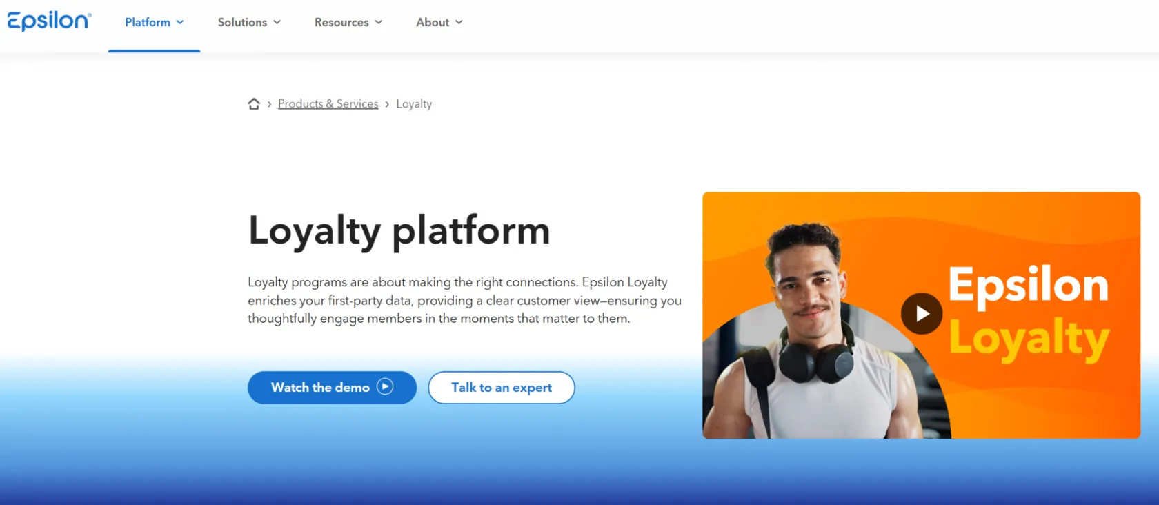 Epsilon homepage